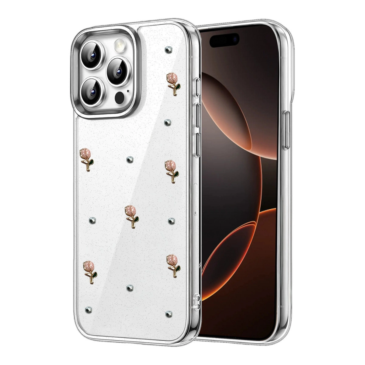 İphone 15 Pro Max Fiyonk Desenli Kapak - Desen 6