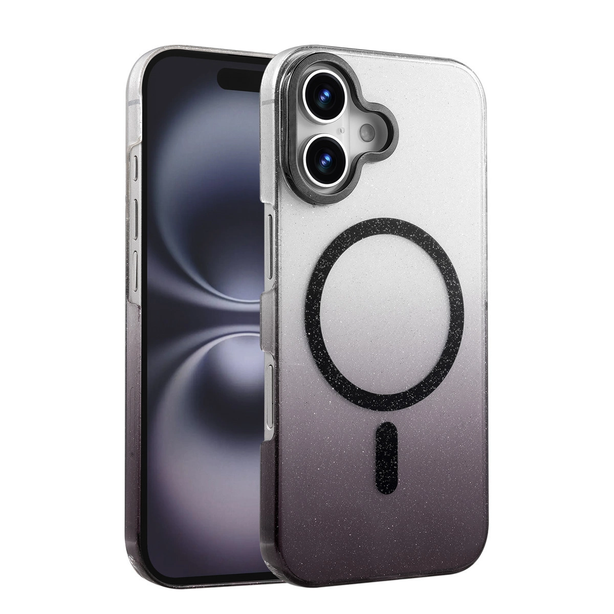 İphone 16 Glossy Magsafe Kapak - Siyah