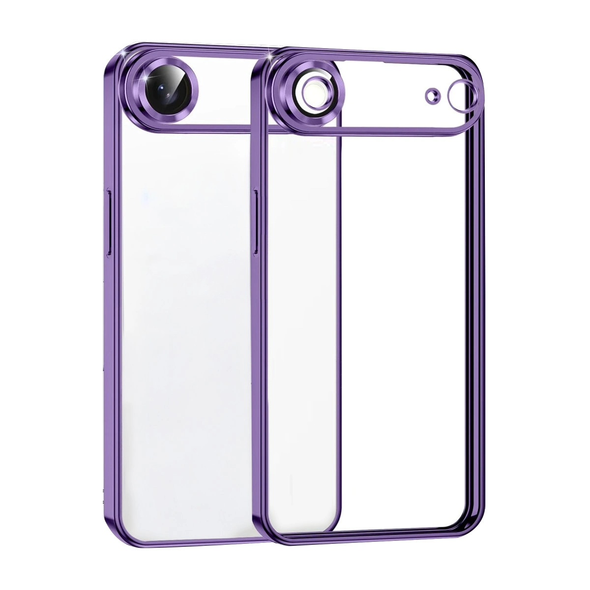 İphone 17 Air Razer Lensli Silikon - Mor