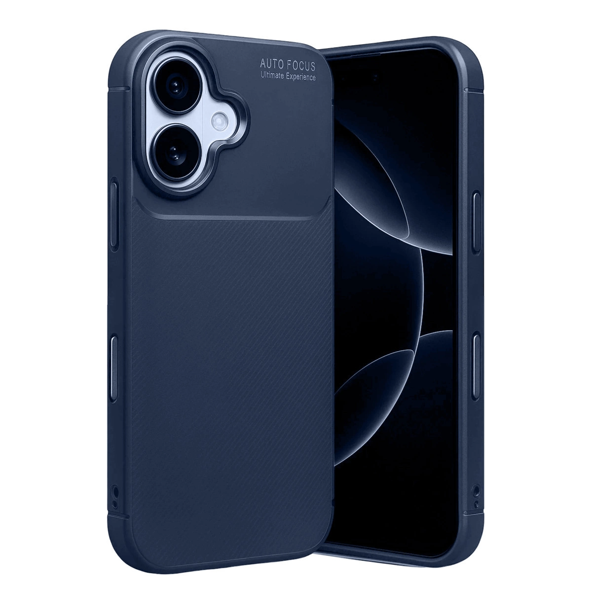 İphone 17 Auto Focus Karbon Kapak - Lacivert