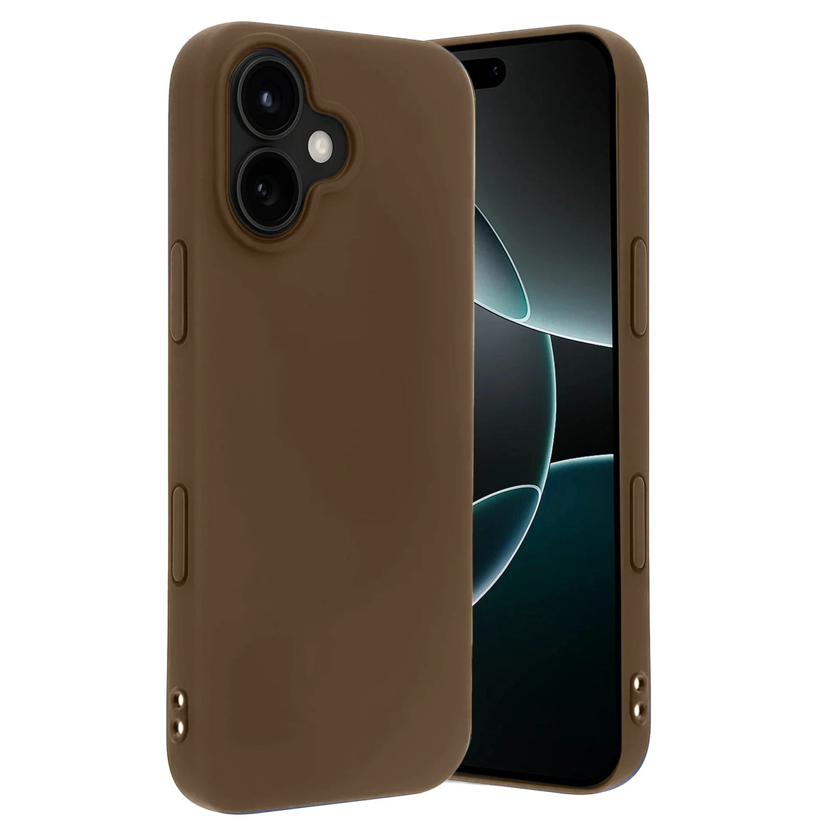 İphone 17 First Silikon - Kahverengi