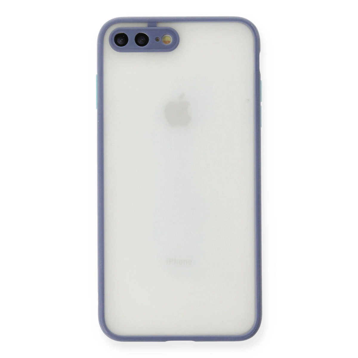 Newface Apple İphone 7 Plus Kılıf Montreal Silikon Kapak - Gri