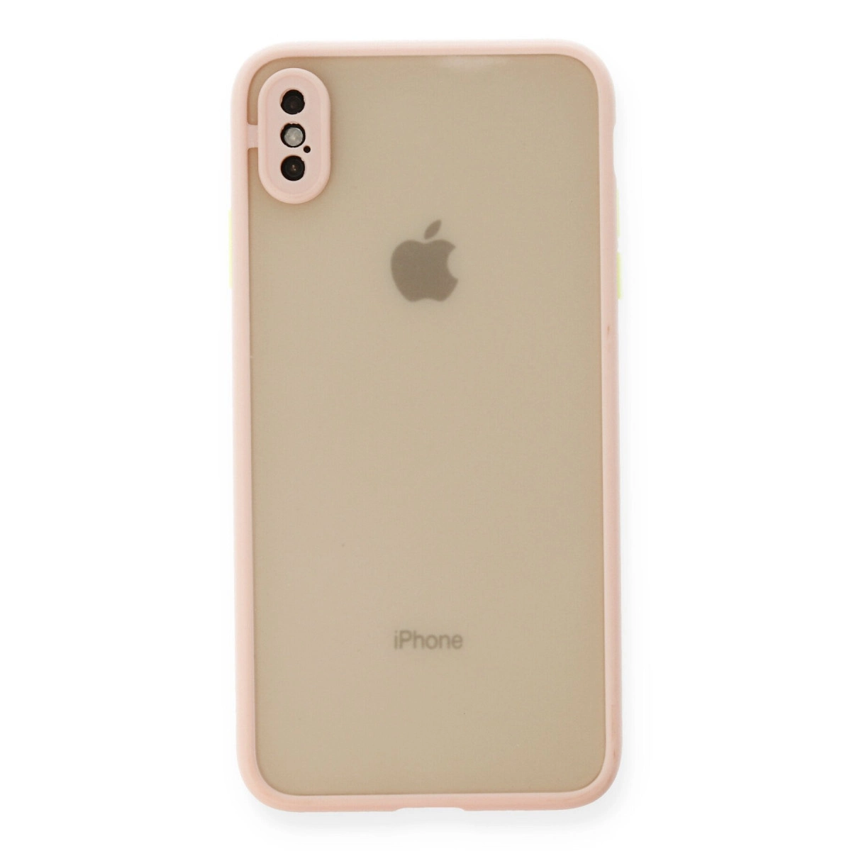 İphone Xs Max Kılıf Montreal Silikon Kapak - Pembe