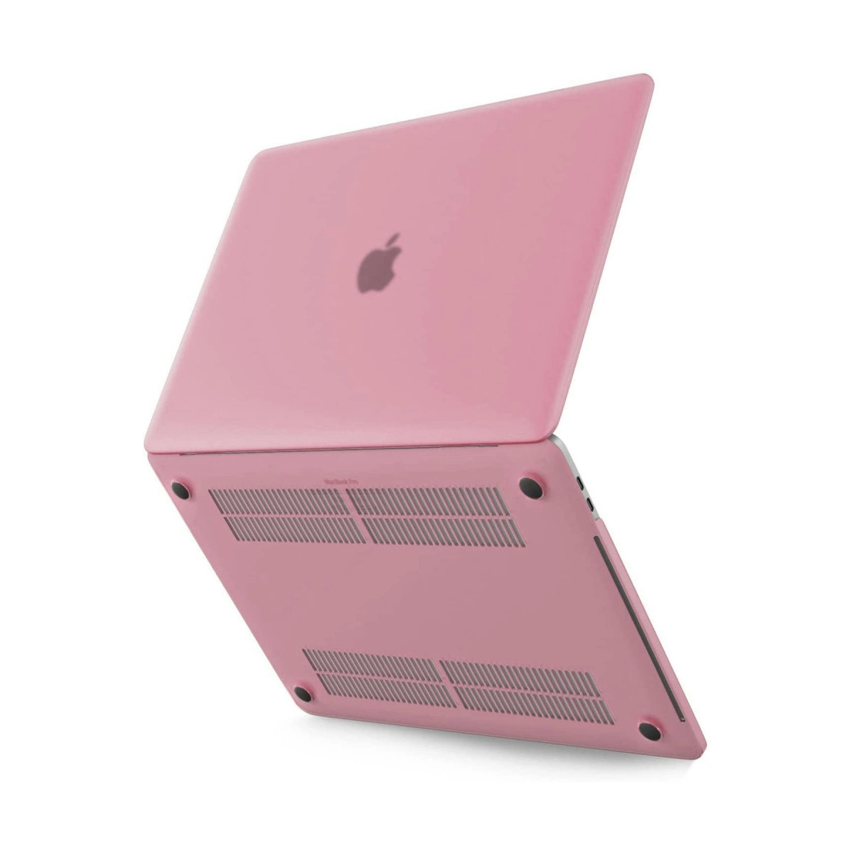 Newface Apple Macbook Pro 13 2021 Macbook Buzlu Kapak - Pembe