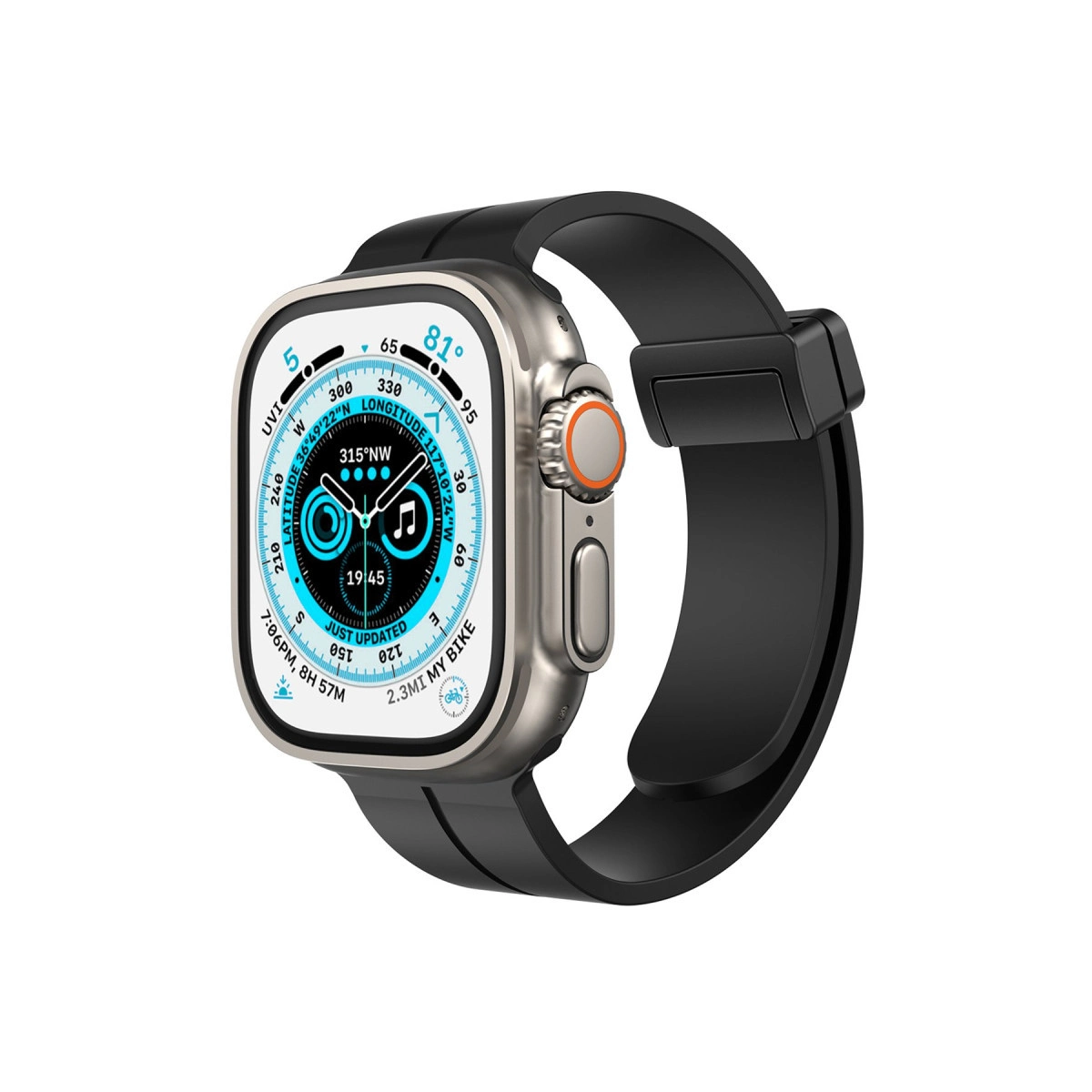 Newface Apple Watch 38mm Kr412 Elegance Stylısh Kordon - Siyah