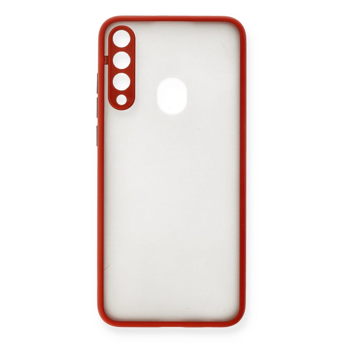 Newface Huawei Y6p Kılıf Montreal Silikon Kapak - Kırmızı