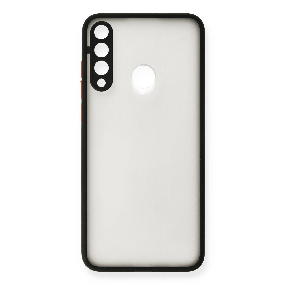 Newface Huawei Y6p Kılıf Montreal Silikon Kapak - Siyah