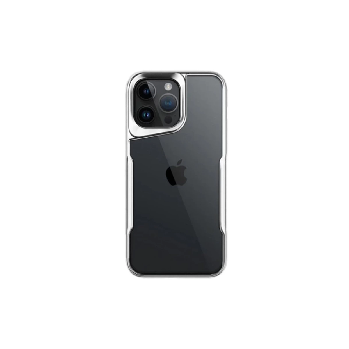İphone 16 Pro Kılıf Boyi Silikon Kapak - Gümüş