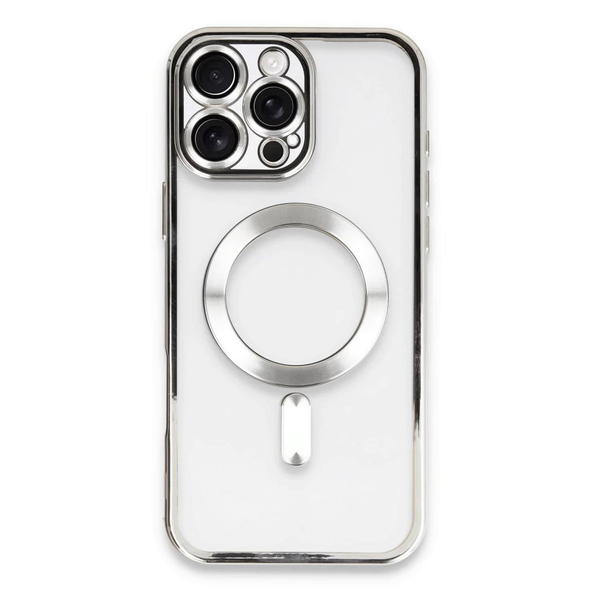 İphone 16 Pro Kılıf Kross Magneticsafe Kapak - Gümüş