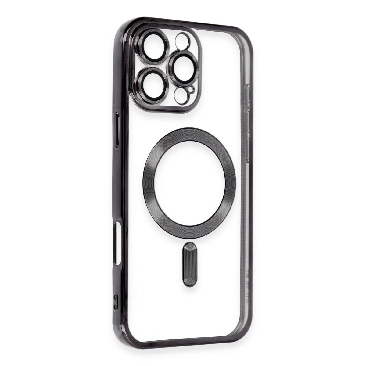 İphone 16 Pro Max Kılıf Kross Magneticsafe Kapak - Siyah