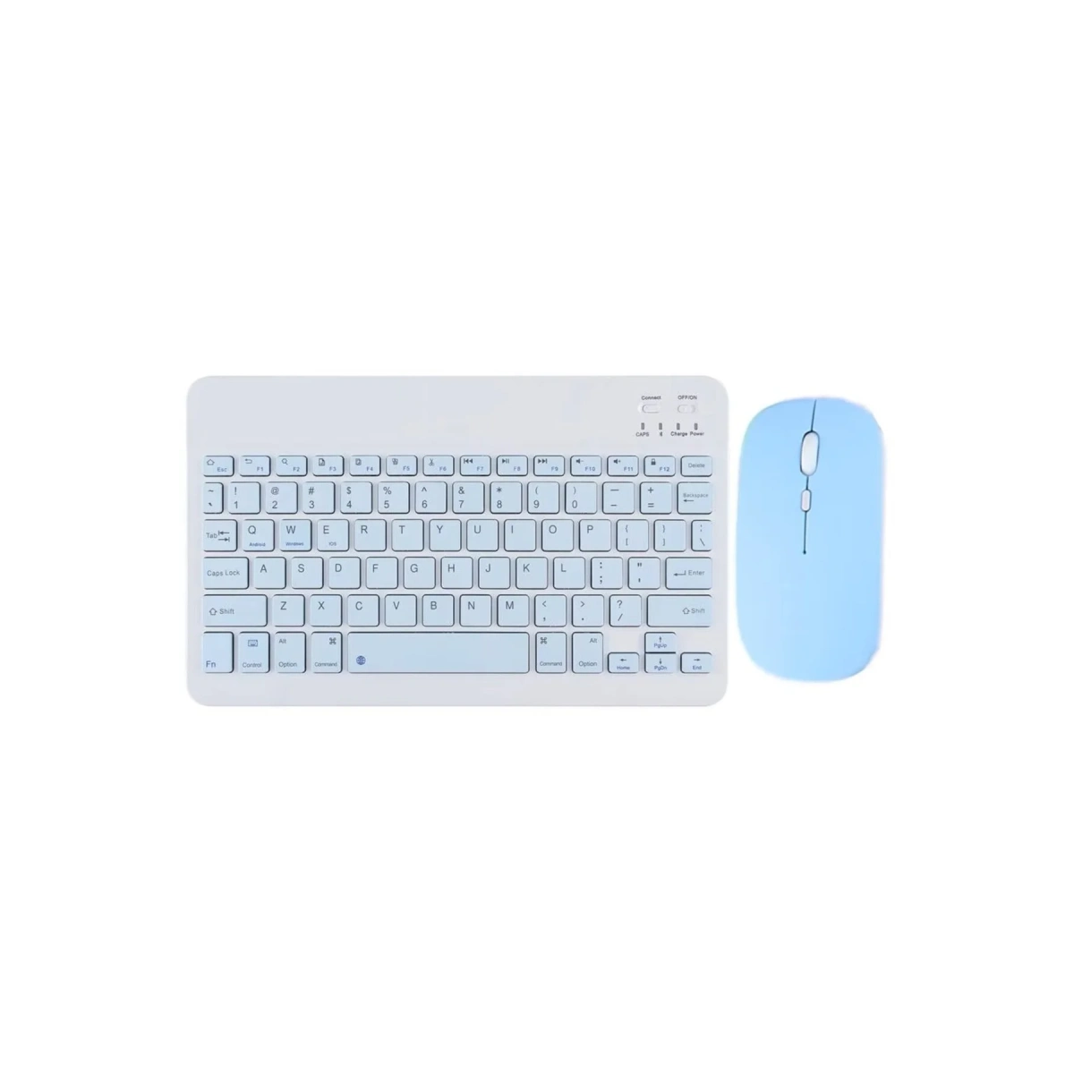 Kyb71 Kablosuz Türkçe Q Klavye Mouse Set - Açık Mavi