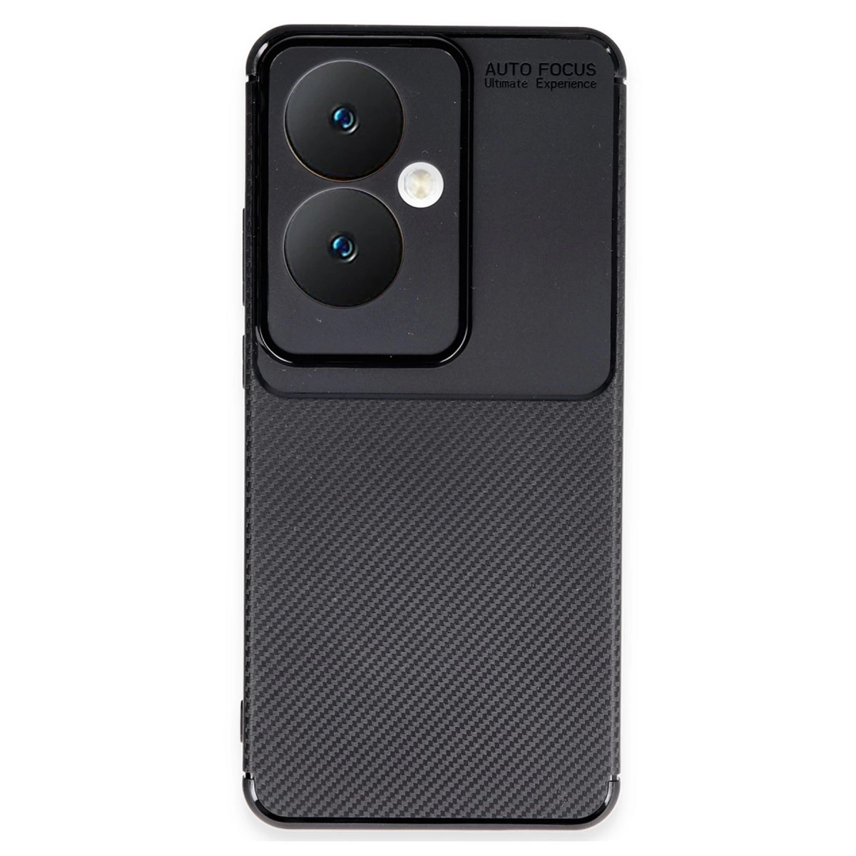 Oppo Reno 11f Kılıf Auto Focus Karbon Kapak - Siyah