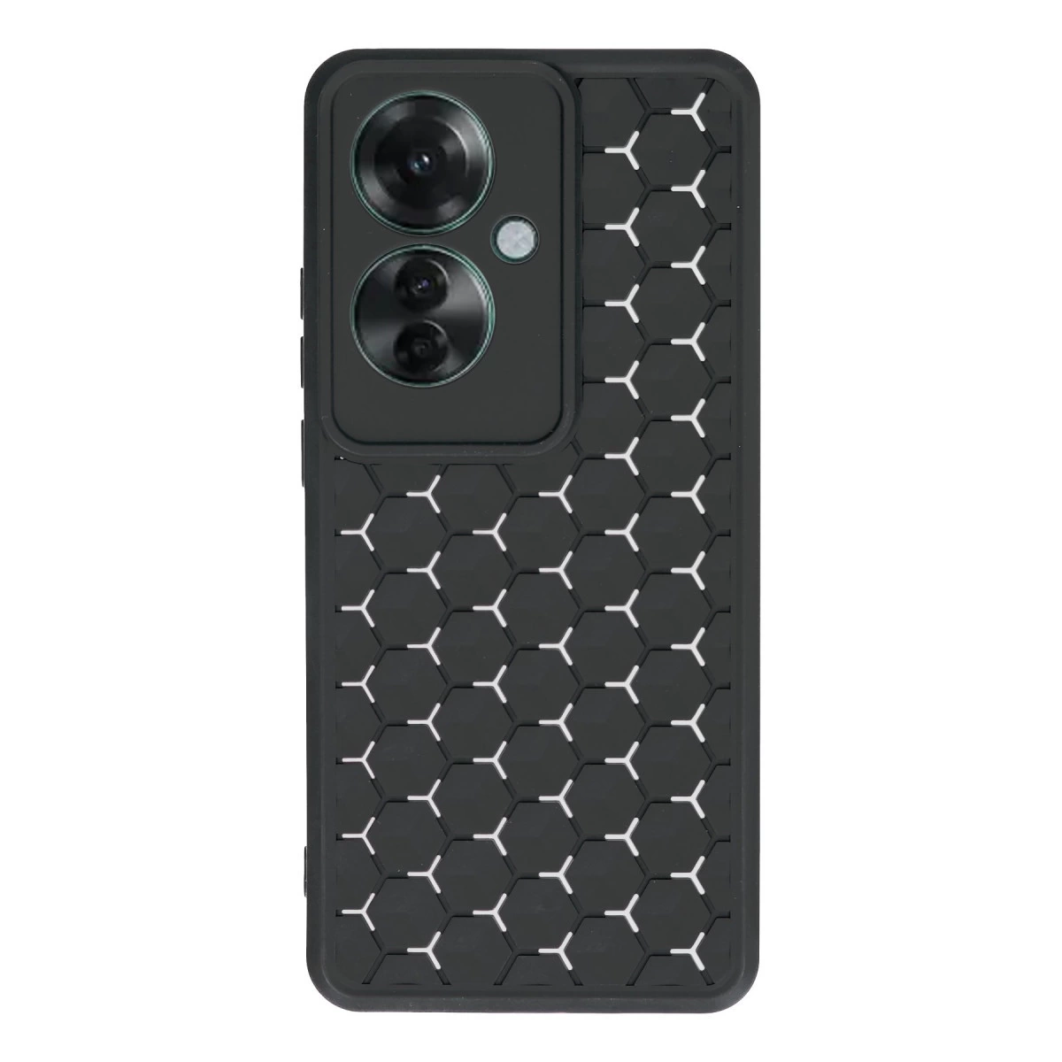 Oppo Reno 11f Kılıf Petek Silikon Kapak - Siyah