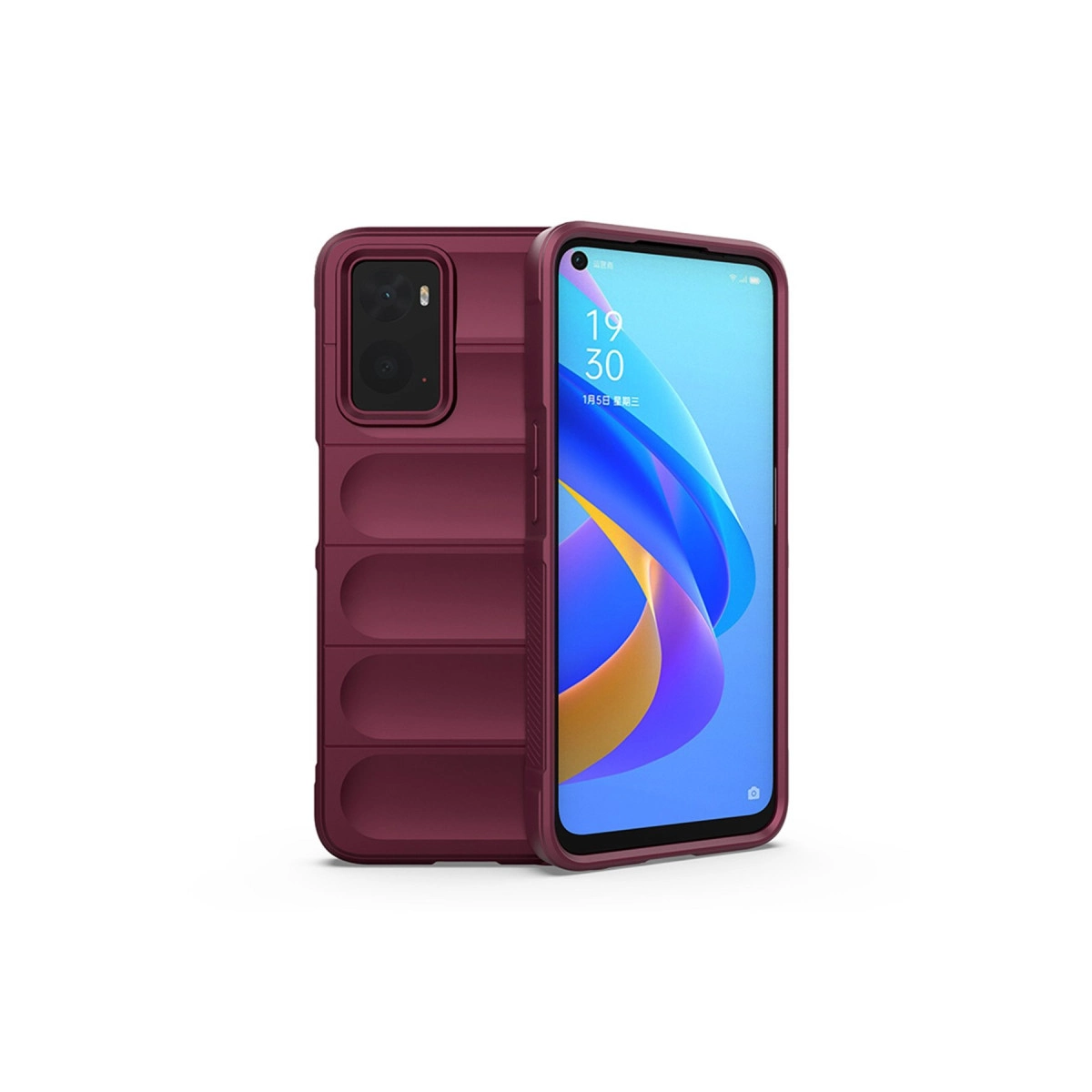 Newface Realme 9i 4g Kılıf Optimum Silikon - Bordo