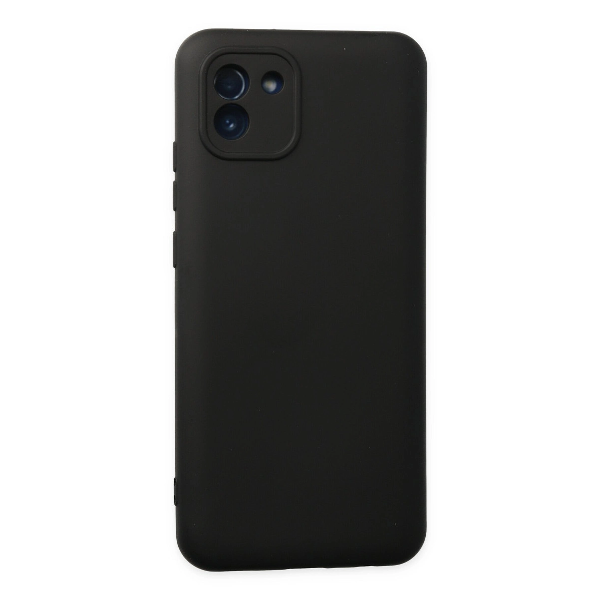 Newface Samsung Galaxy A03 Kılıf Nano İçi Kadife Silikon - Siyah