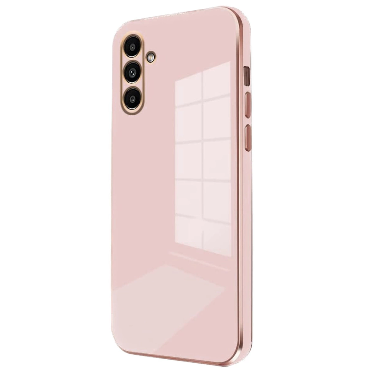 Samsung Galaxy A15 4g Kılıf Volet Silikon - Pembe