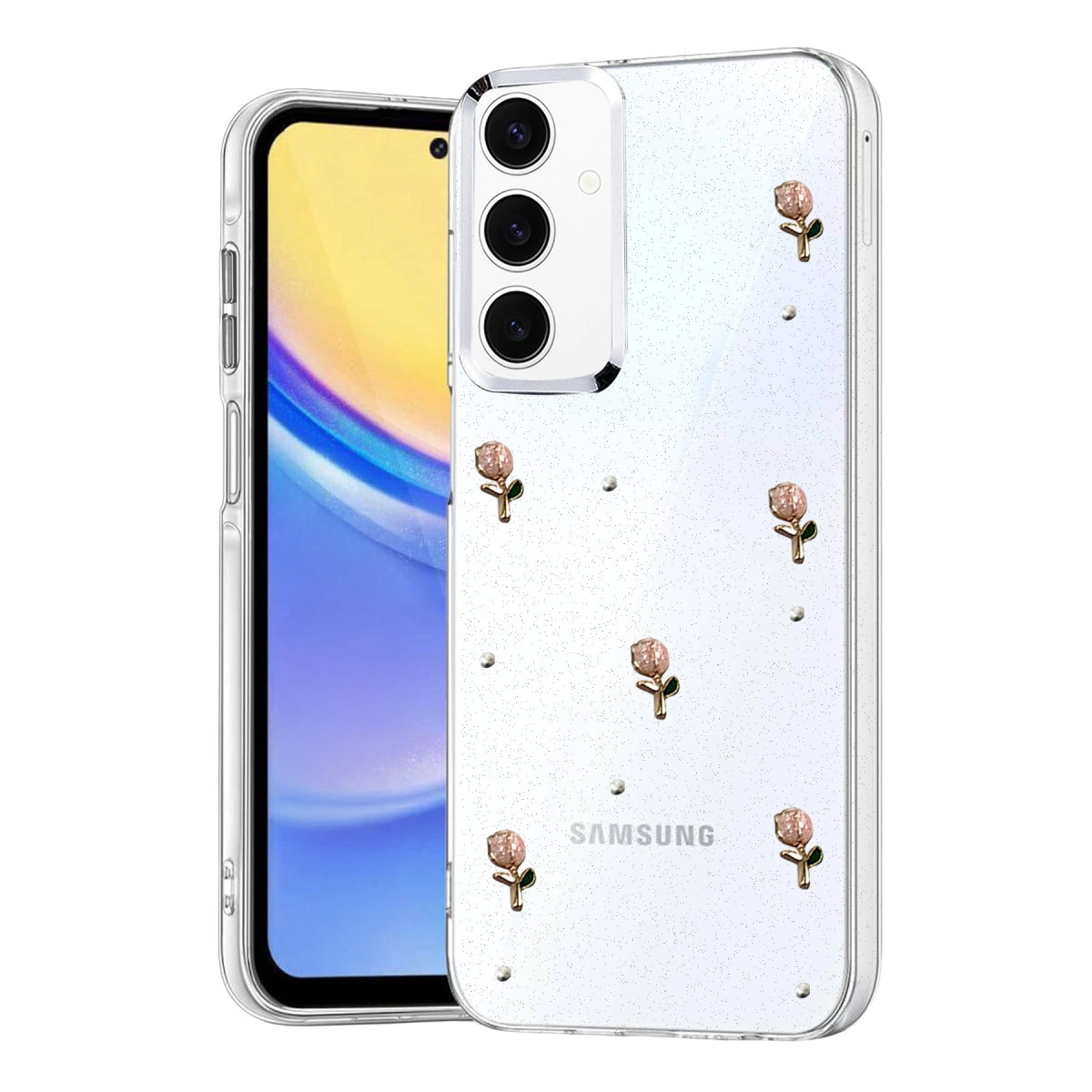 Samsung Galaxy A35 5g Fiyonk Desenli Kapak - Desen 6