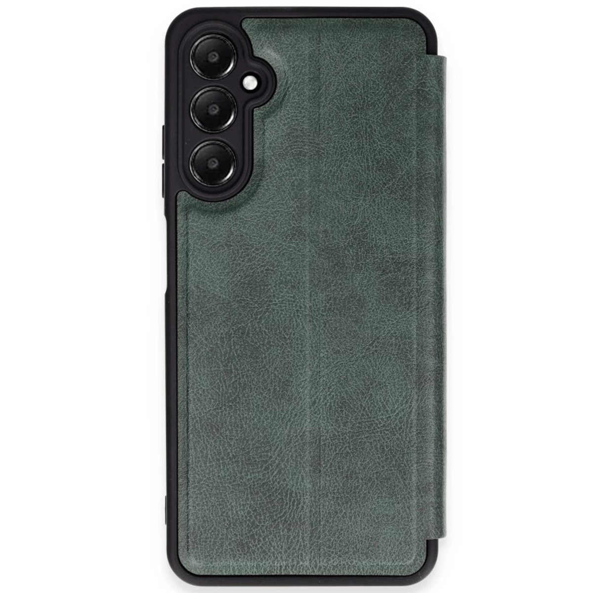 Samsung Galaxy A35 5g Kılıf Flip Cover - Koyu Yeşil