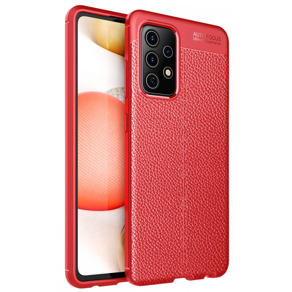 Newface Samsung Galaxy A72 Kılıf Auto Focus Kapak - Kırmızı
