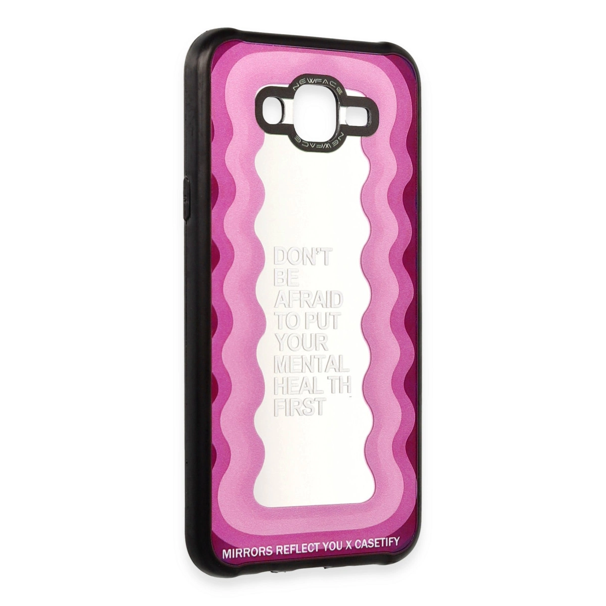 Newface Samsung Galaxy J7 Kılıf Mirror Desenli Kapak - Mirror - 11