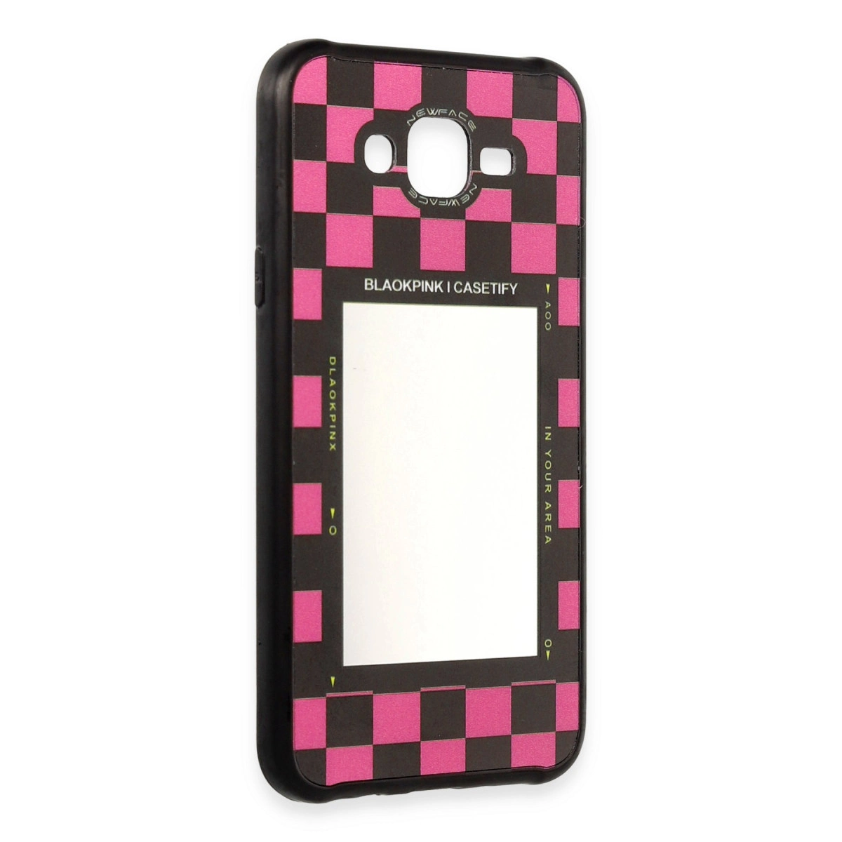 Newface Samsung Galaxy J7 Kılıf Mirror Desenli Kapak - Mirror - 8