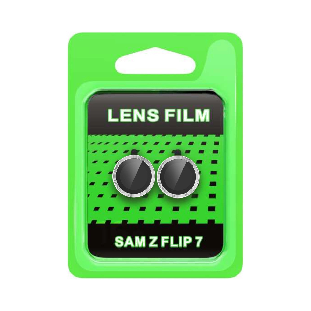 Samsung Galaxy Z Flip 7 Raze Metal Kamera Lens - Gümüş