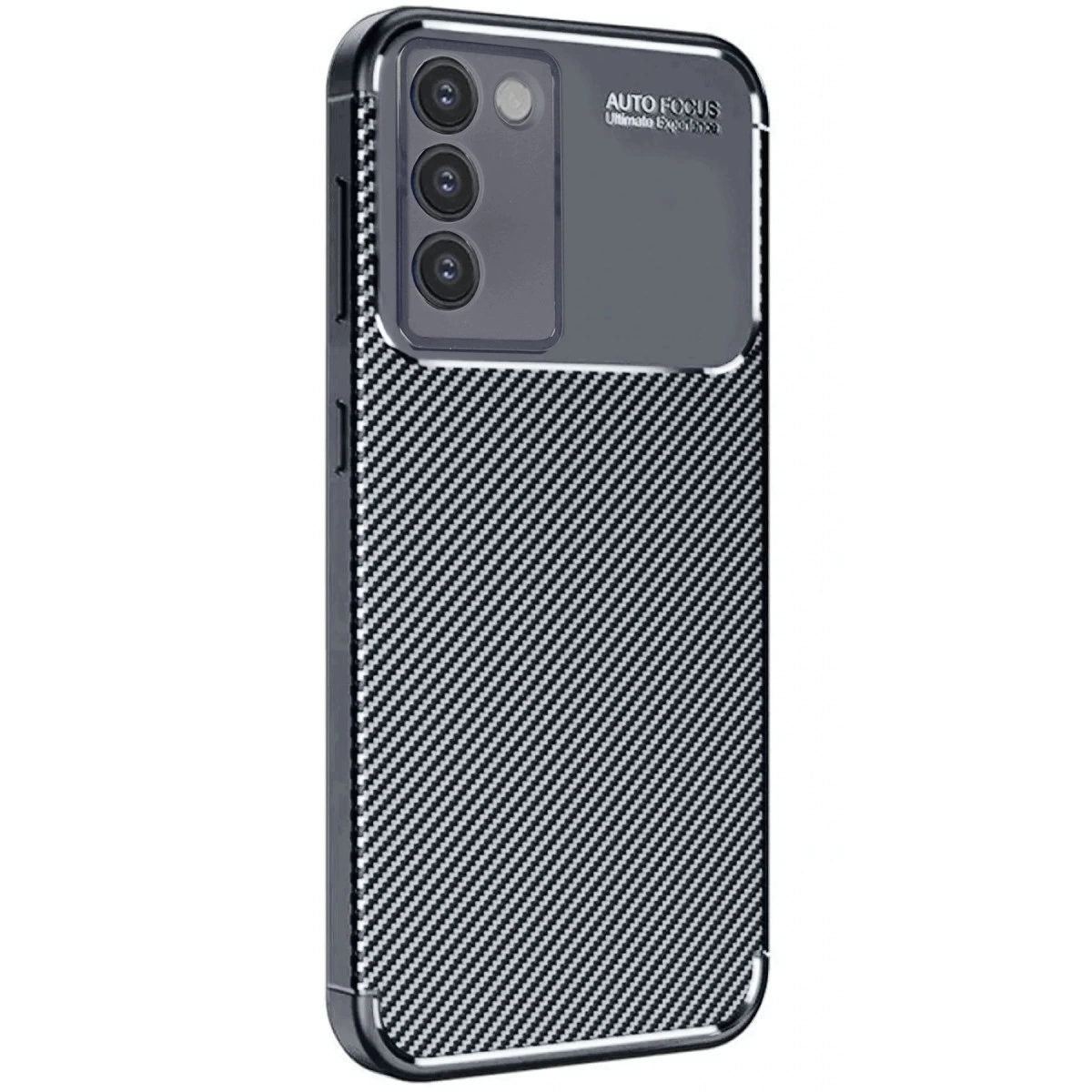 Vivo V30 Lite 4g Kılıf Auto Focus Karbon Kapak - Siyah