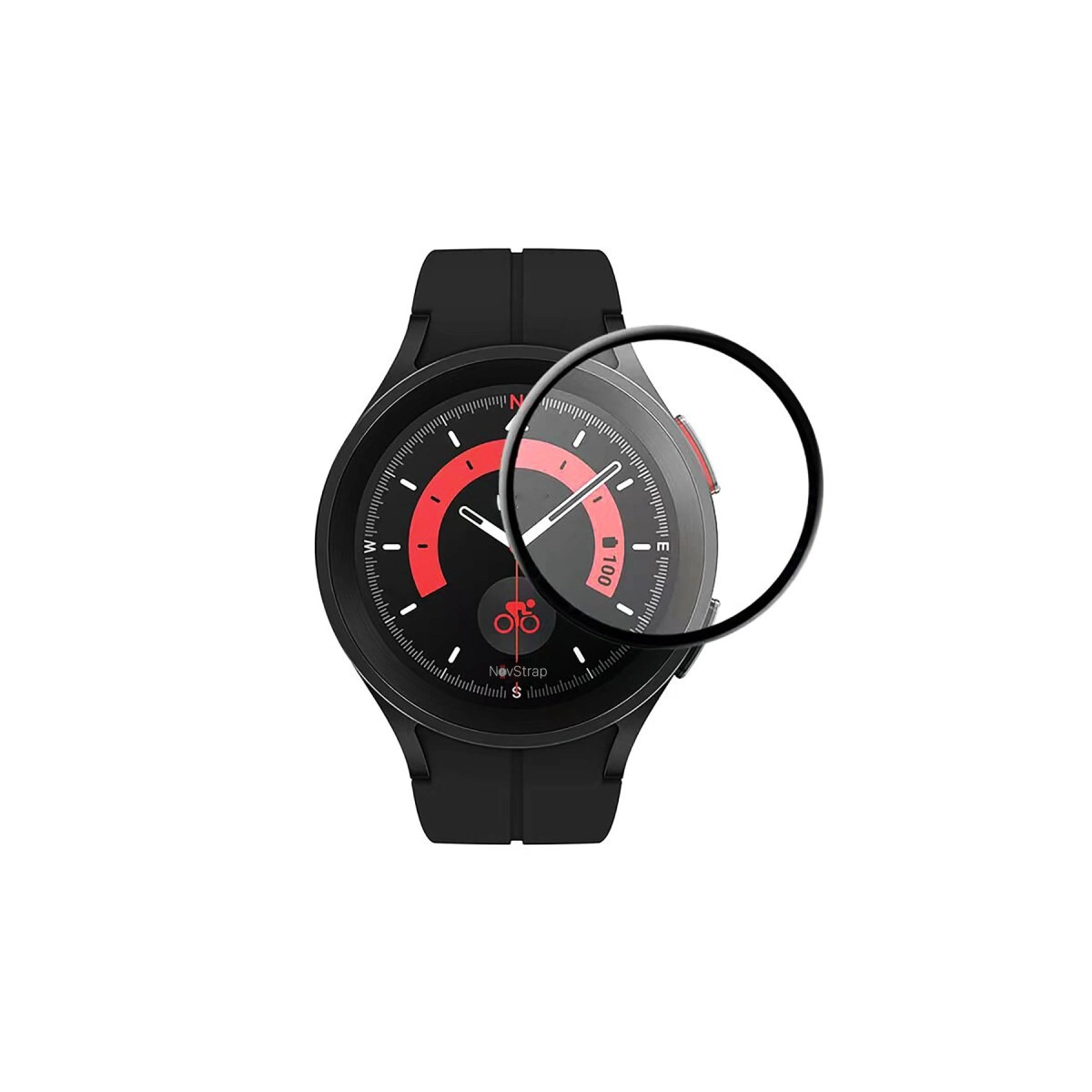 Newface Watch 5 Pro 45mm Polymer Nano Ekran Koruyucu - Şeffaf