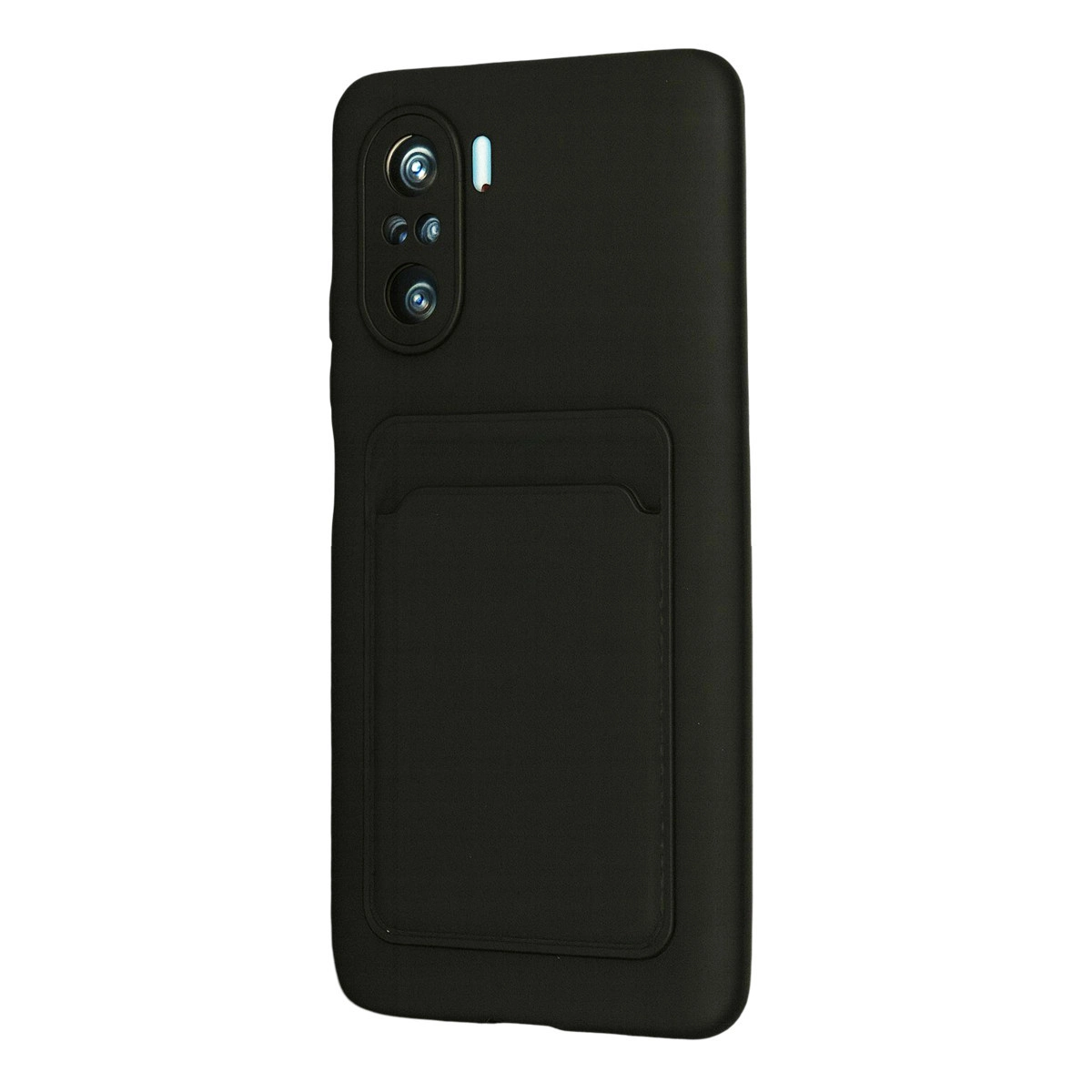 Xiaomi Mi 11i Kılıf Kelvin Kartvizitli Silikon - Siyah