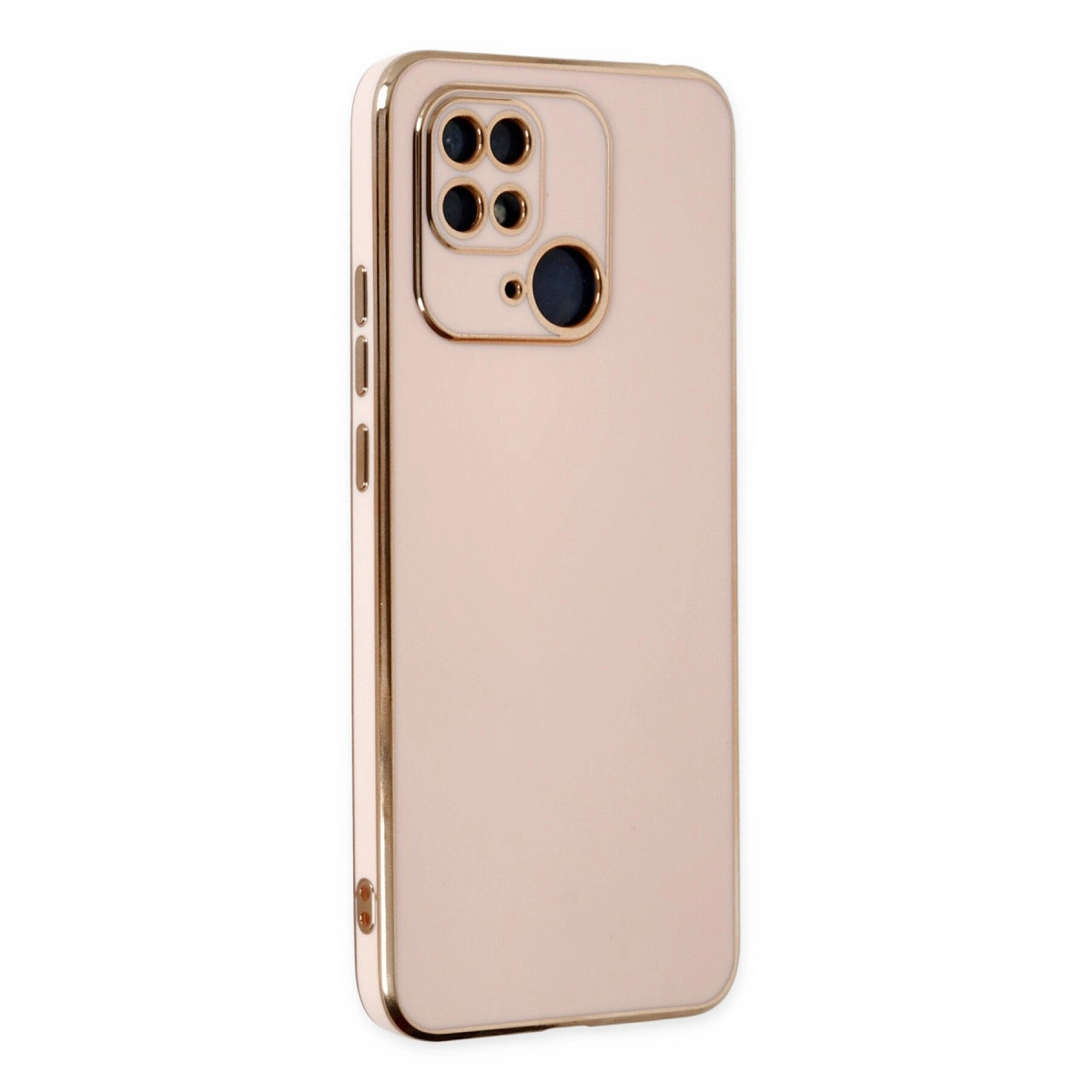 Newface Xiaomi Redmi 10c Kılıf Volet Silikon - Pembe