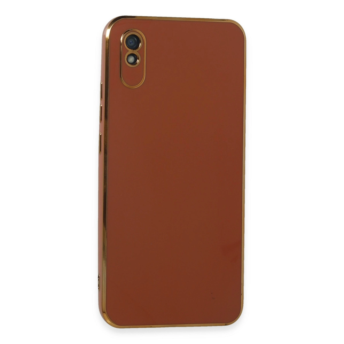 Newface Xiaomi Redmi 9a Kılıf Volet Silikon - Kırmızı