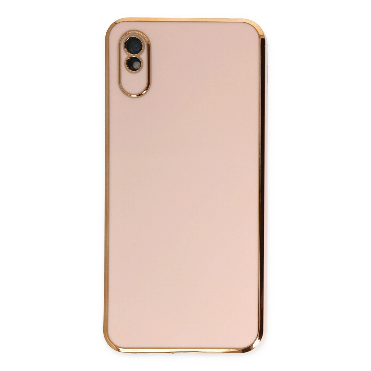 Newface Xiaomi Redmi 9a Kılıf Volet Silikon - Pembe