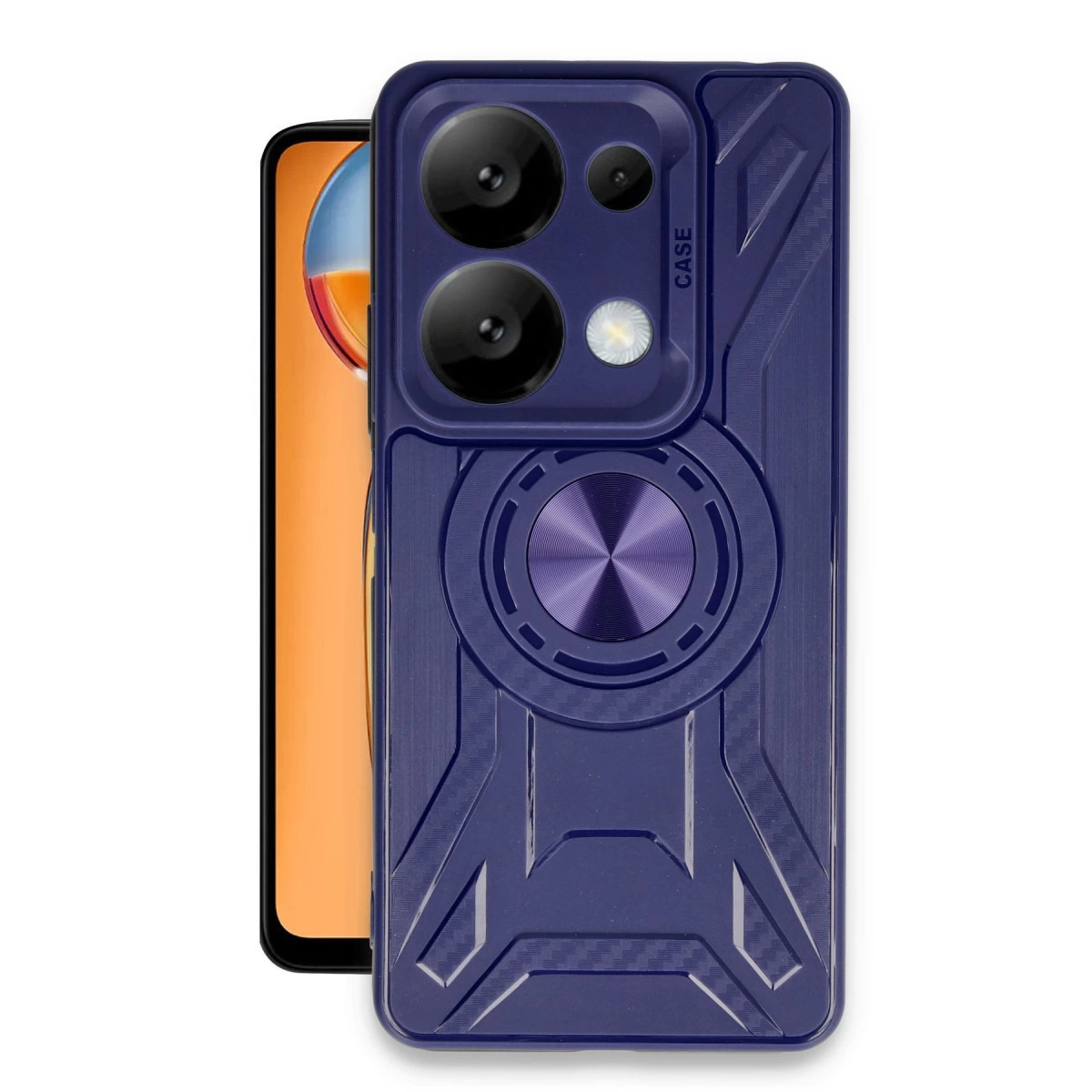 Xiaomi Redmi Note 13 4g Kılıf Lincoln Silikon - Lacivert