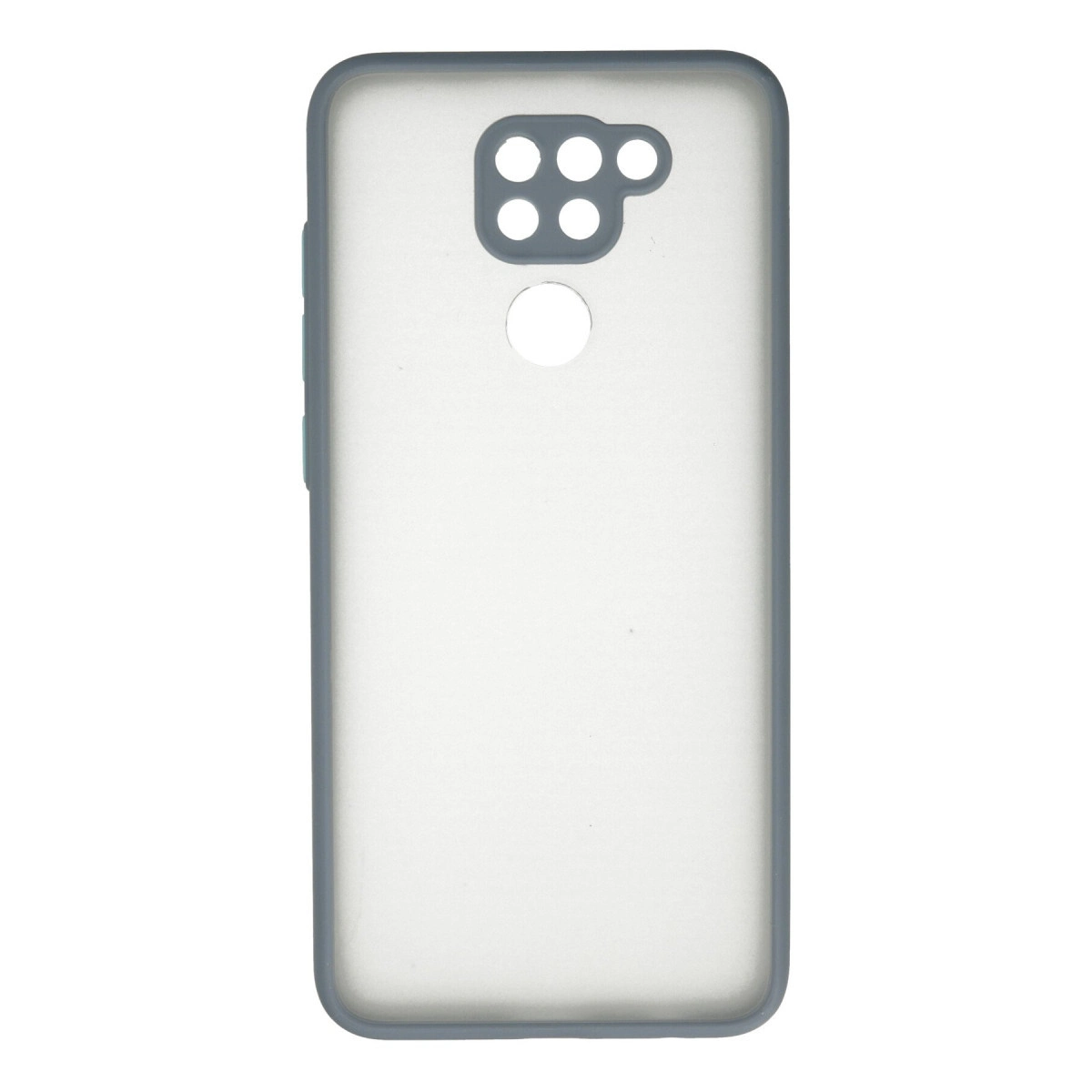 Newface Xiaomi Redmi Note 9 Kılıf Montreal Silikon Kapak - Gri