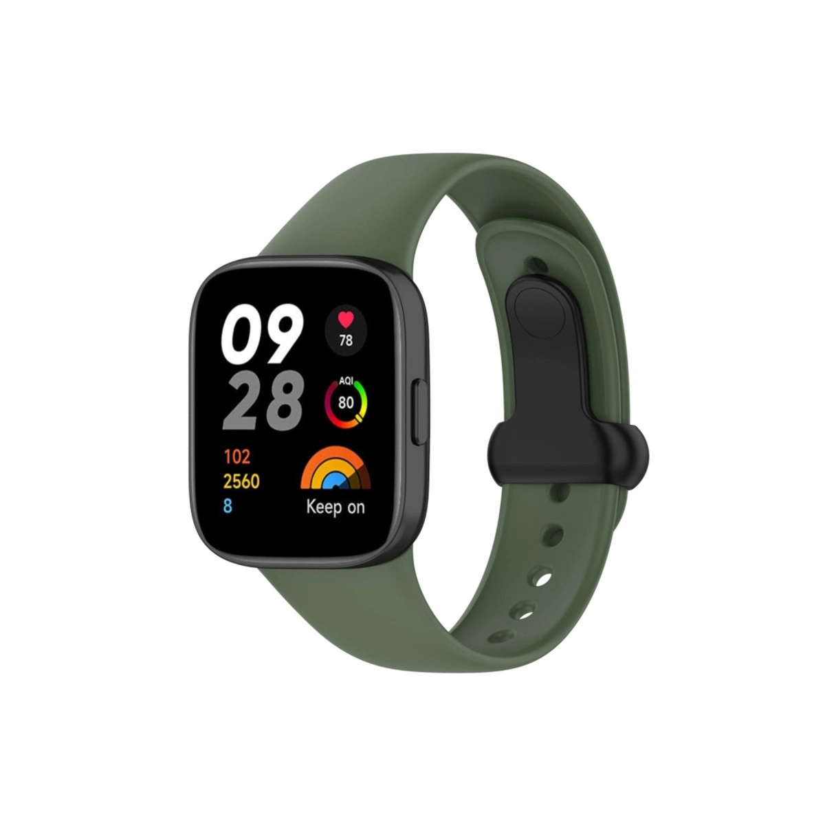 Xiaomi Redmi Watch 3 Origin Silikon Kordon - Koyu Yeşil