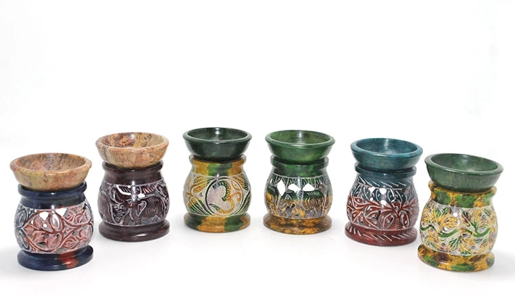 Obsidian Taşı Buhurdanlık