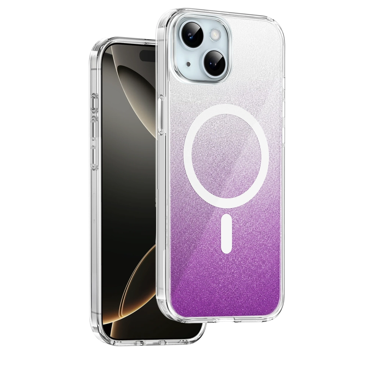 Onegif  İphone 14 Sora Simli Magsafe Kapak - Mor