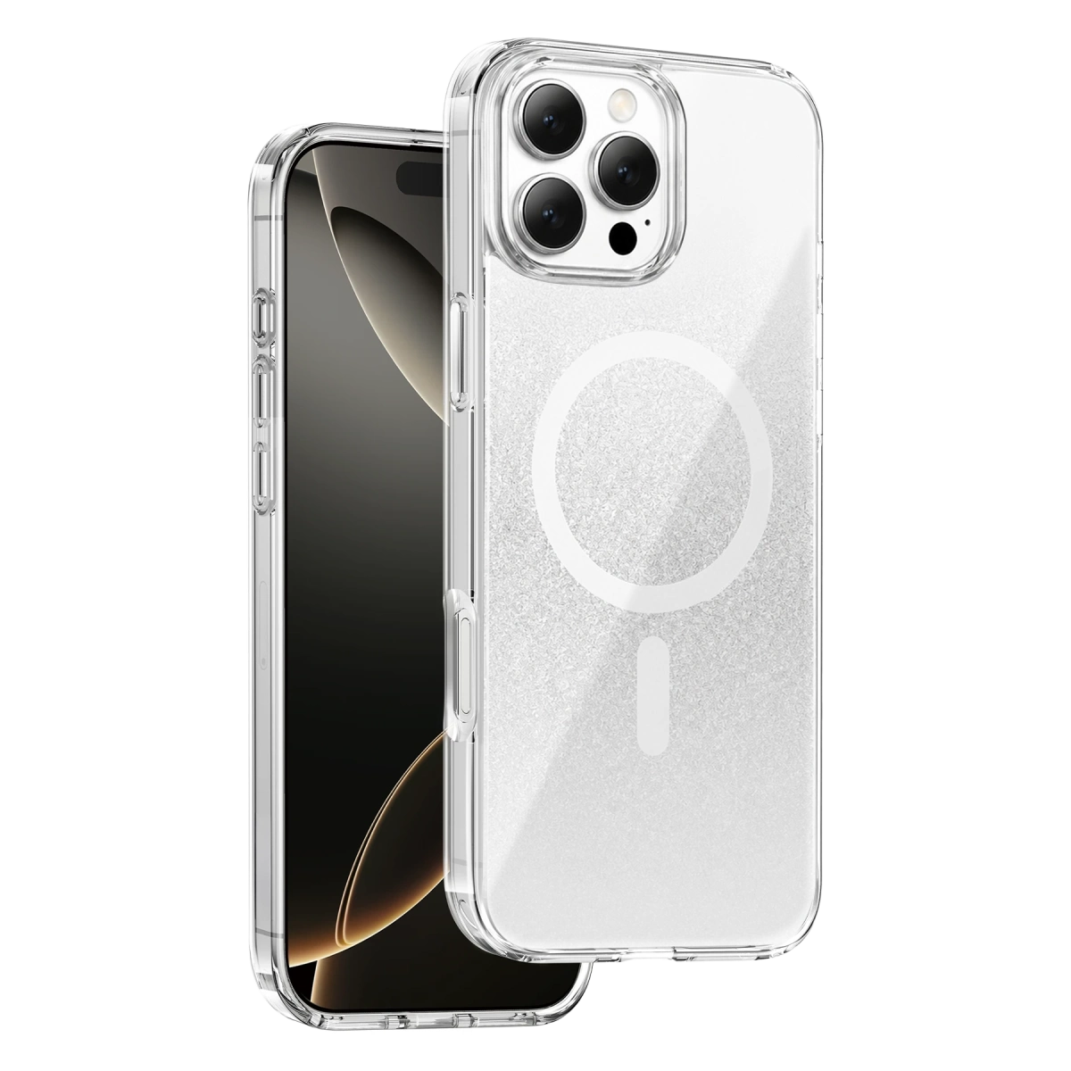 Onegif  İphone 16 Pro Max Sora Simli Magsafe Kapak - Beyaz