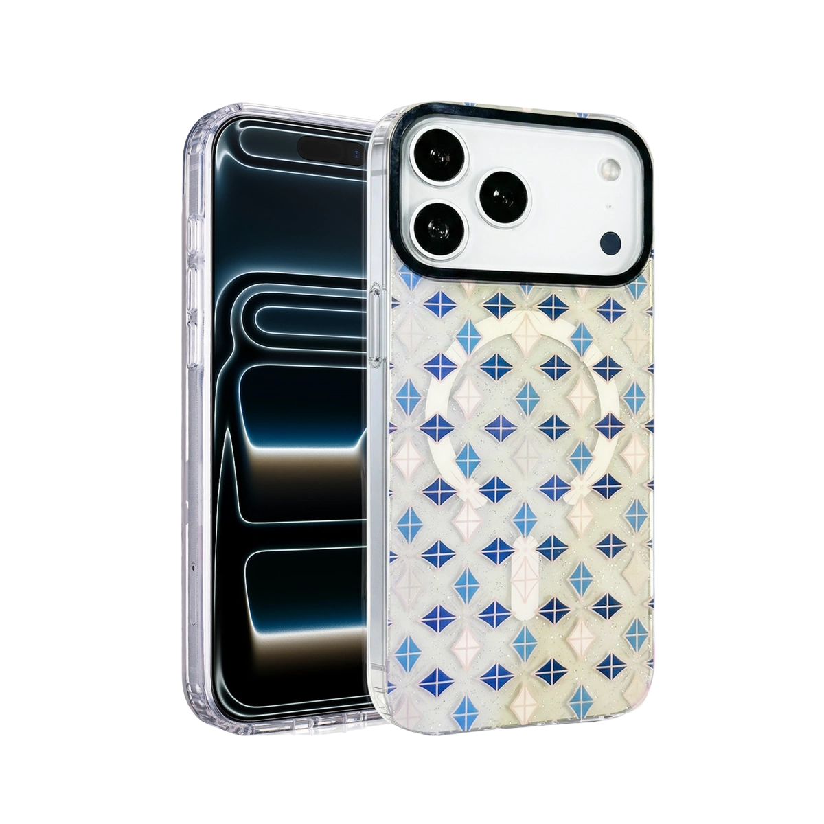 Onegif  İphone 17 Pro Max Desina Magsafe Kapak - Desen 4