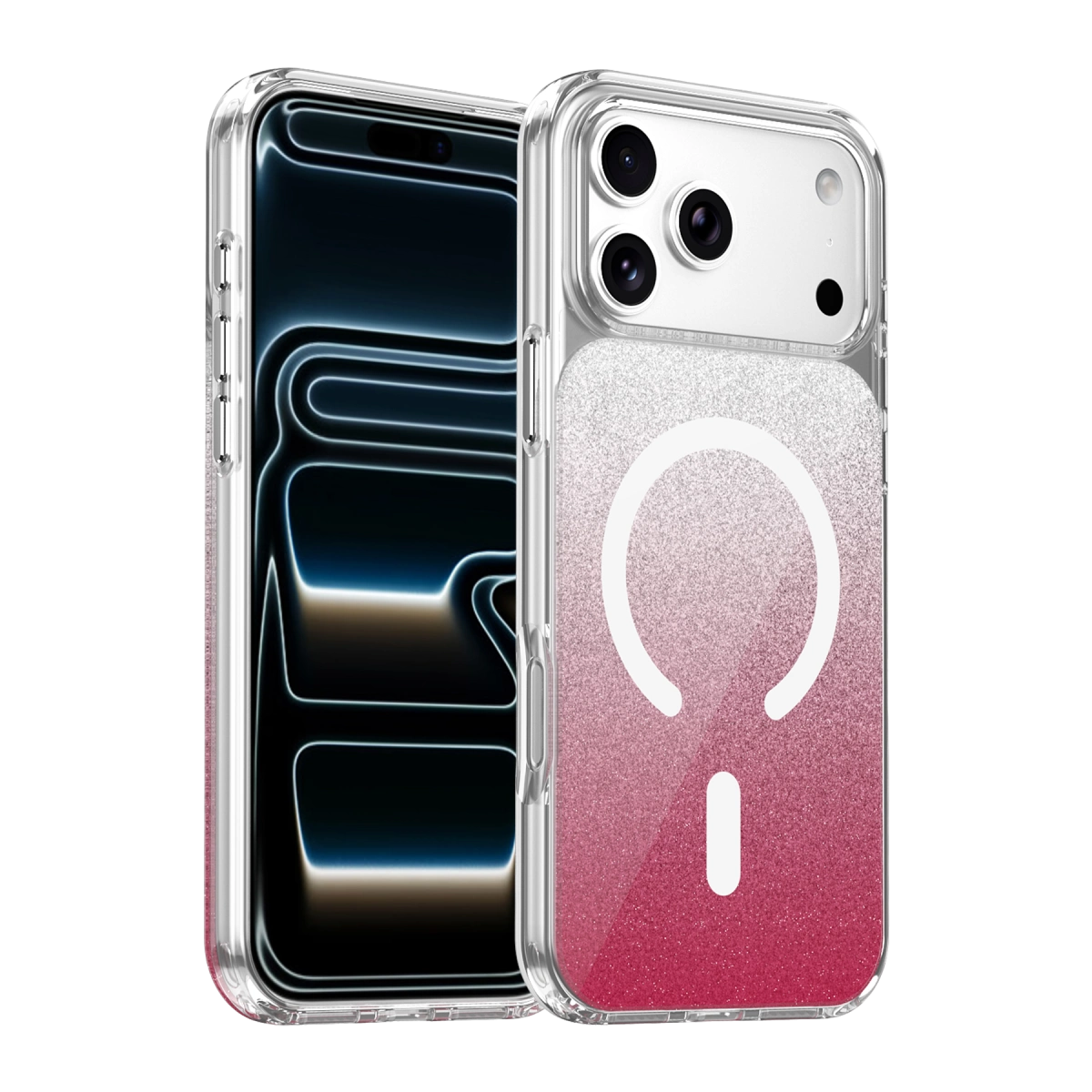 Onegif  İphone 17 Pro Max Sora Simli Magsafe Kapak - Kırmızı