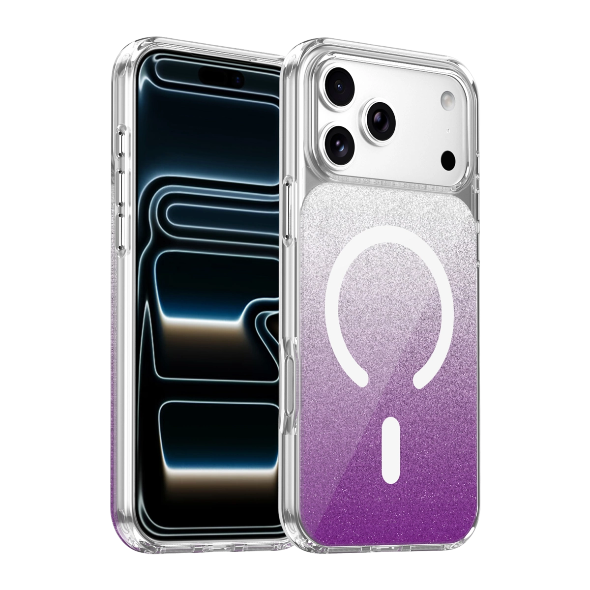Onegif  İphone 17 Pro Max Sora Simli Magsafe Kapak - Mor