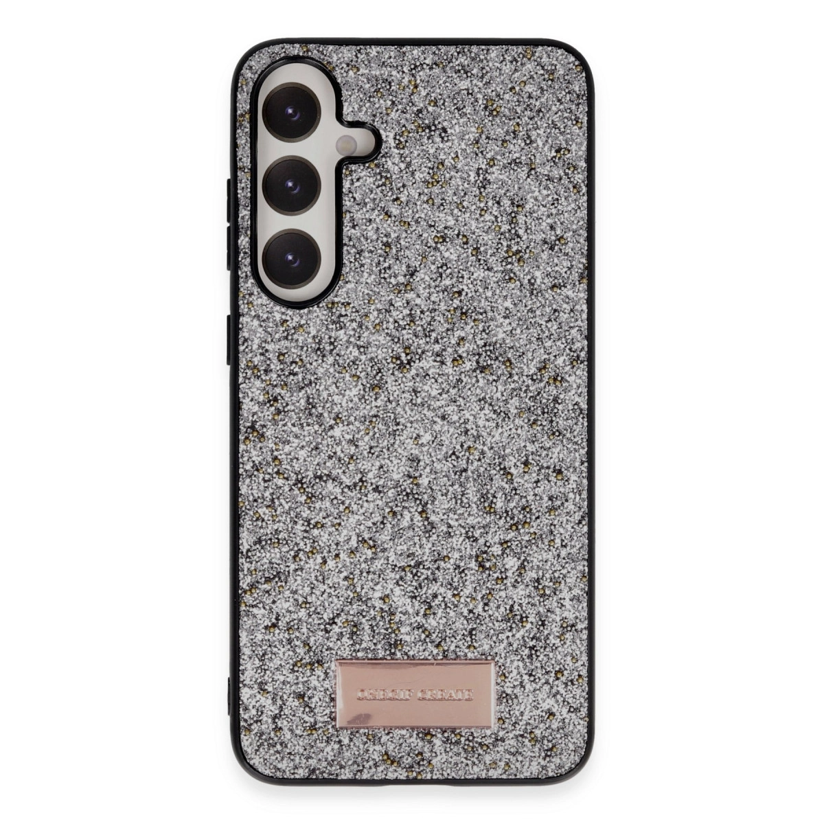 Onegif Samsung Galaxy A25 5g Bright Simli Kapak - Gümüş