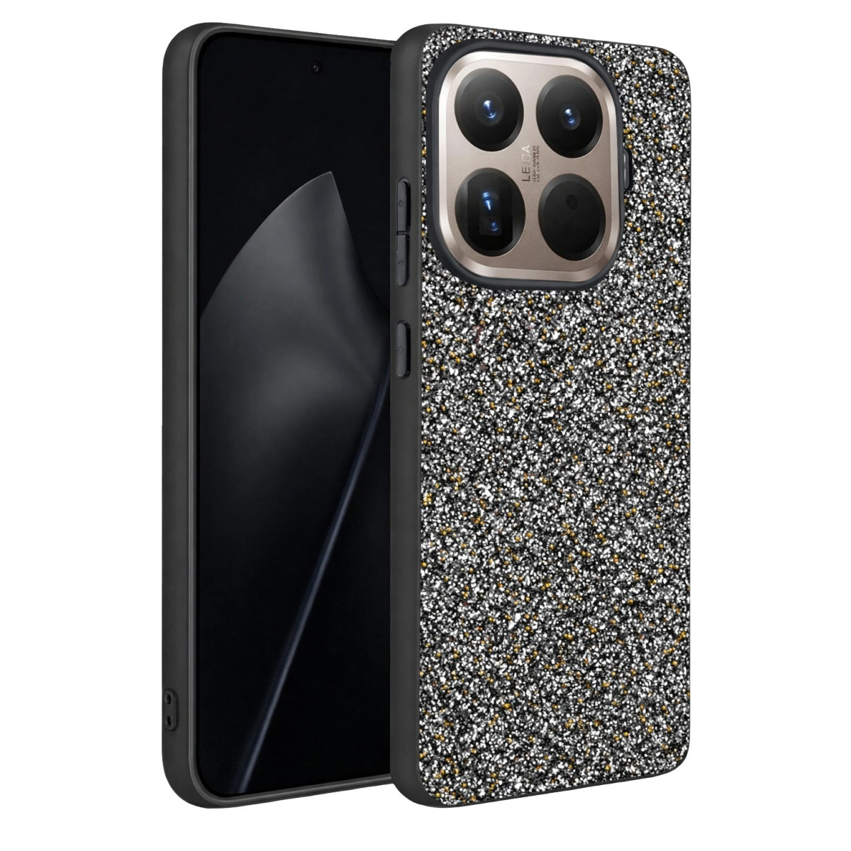 Onegif Xiaomi Mi 15t Pro Bright Simli Kapak - Gold