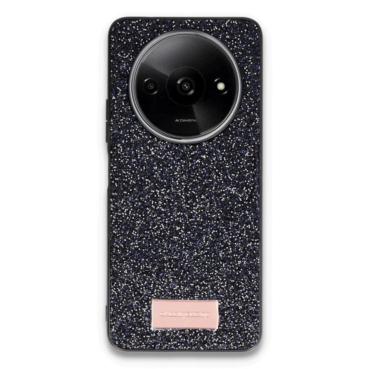 Onegif Xiaomi Redmi A3 4g Bright Simli Kapak - Siyah