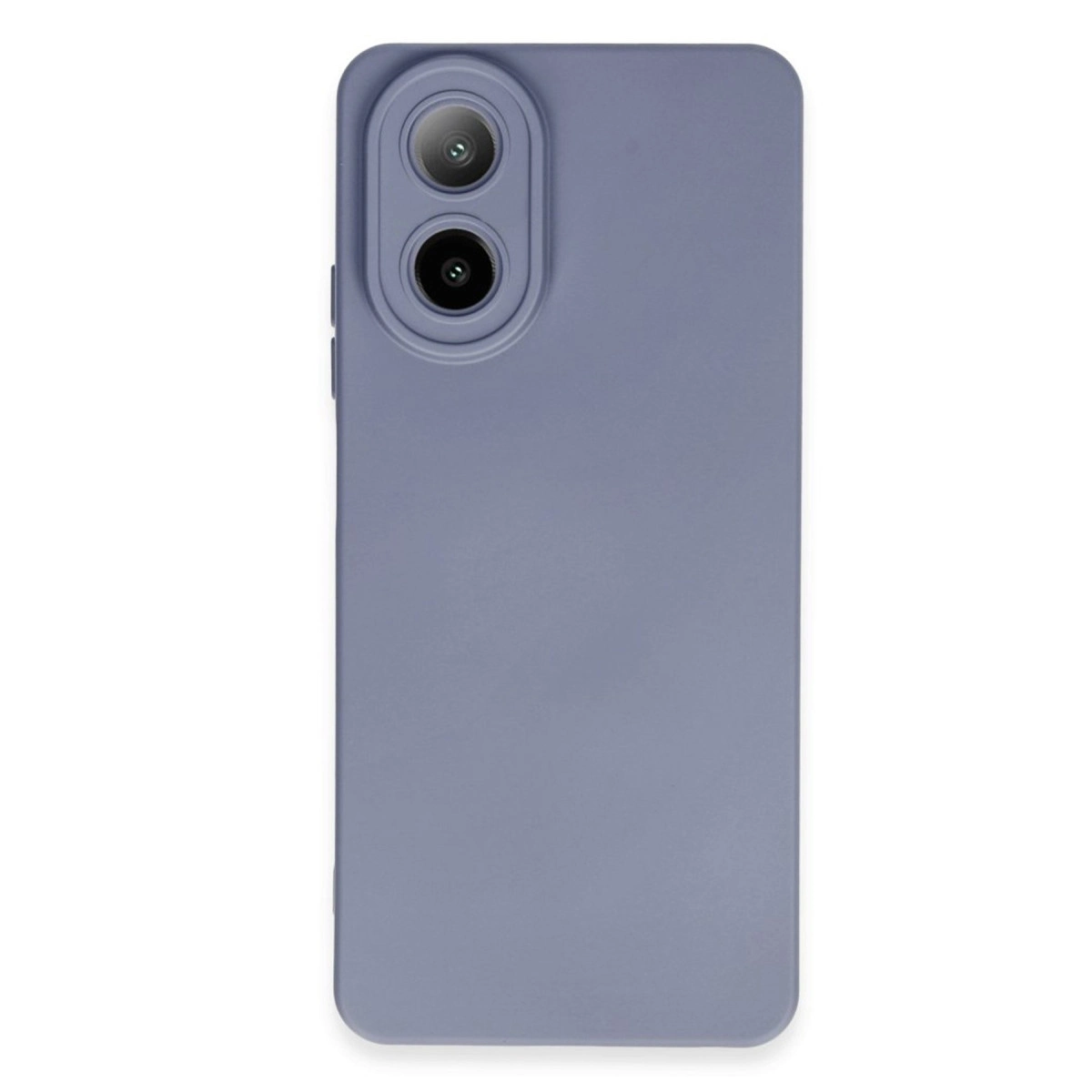 Oppo A38 Kılıf Nano İçi Kadife Silikon - Gri
