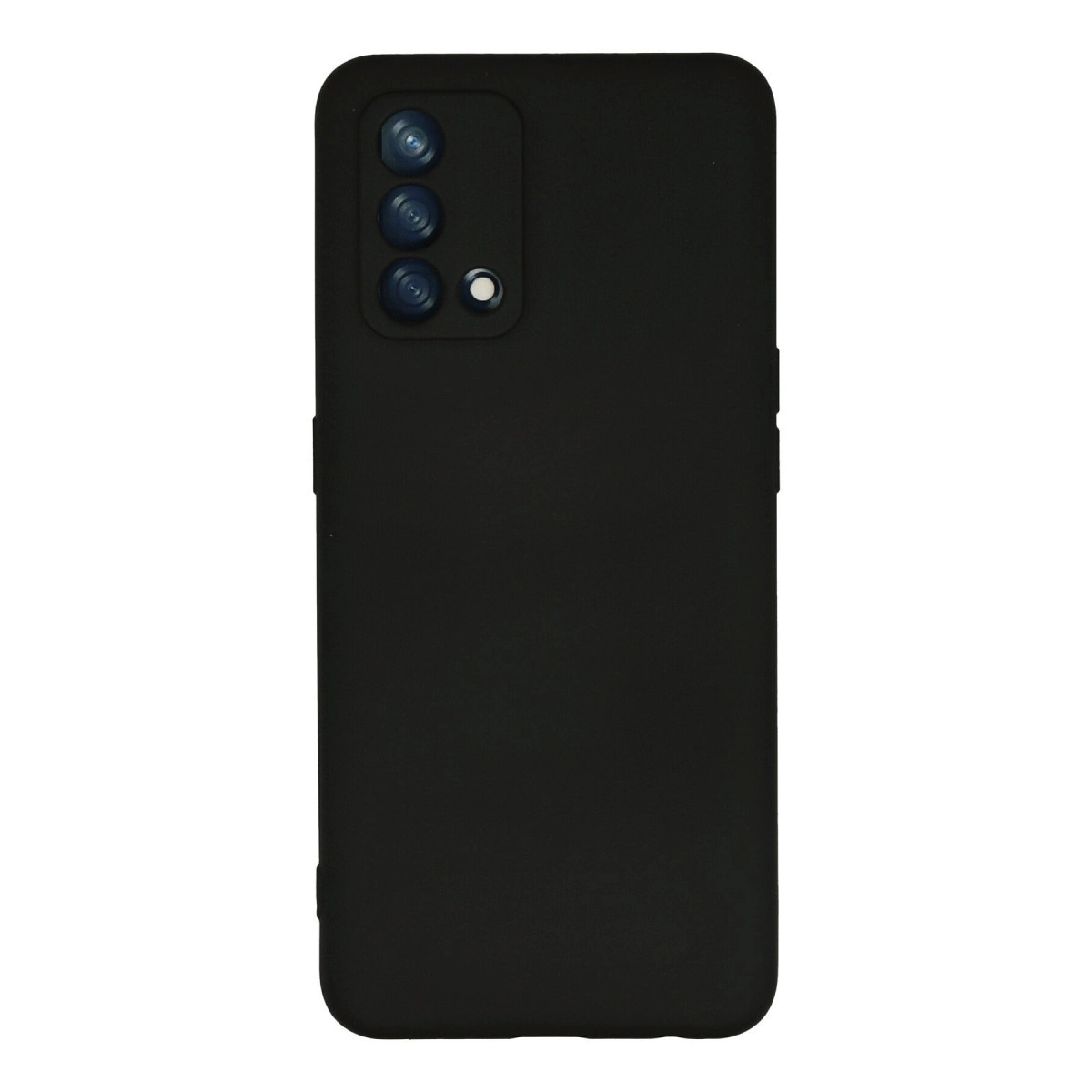 Oppo A74 4g Kılıf Nano İçi Kadife Silikon - Siyah