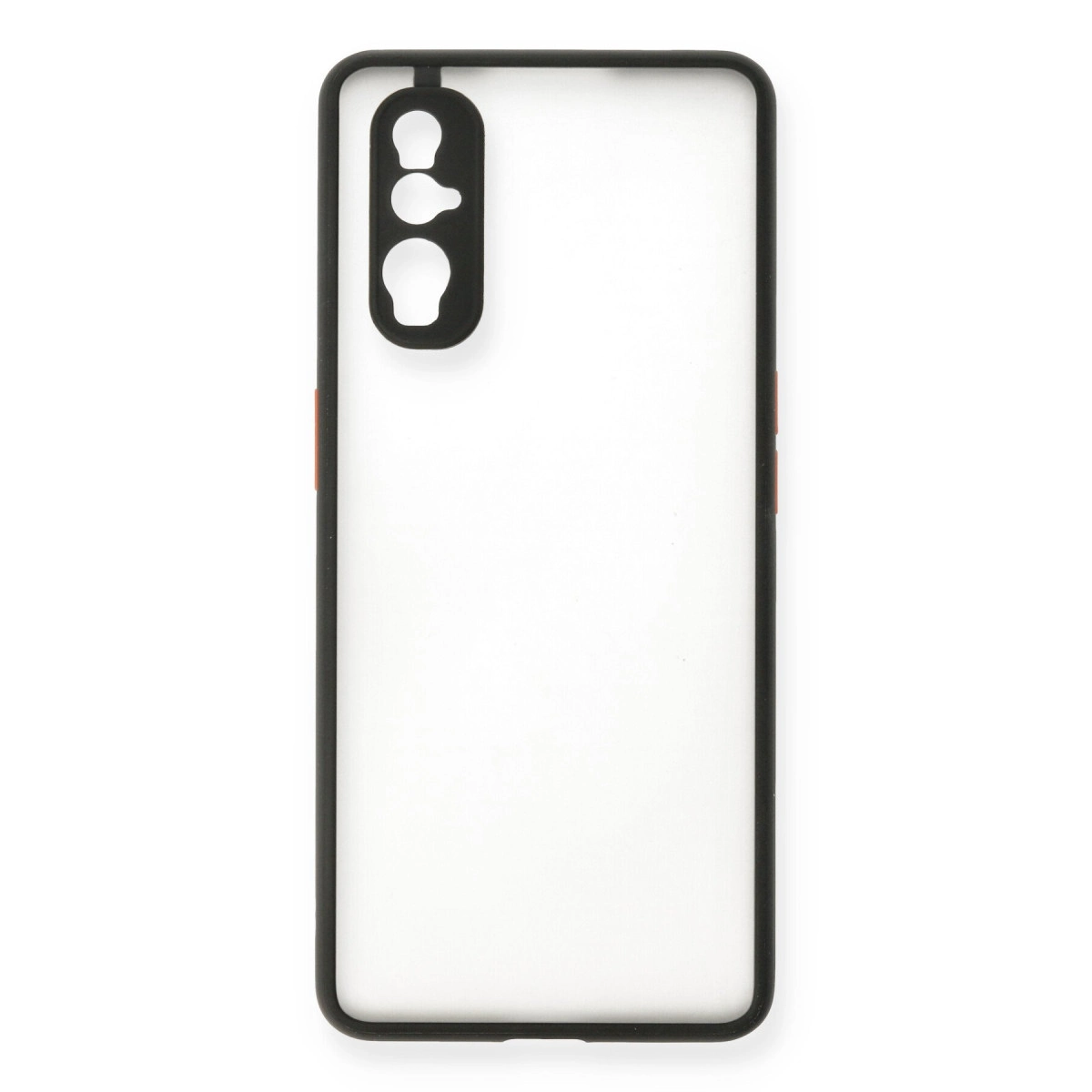 Oppo Find X2 Kılıf Montreal Silikon Kapak - Siyah
