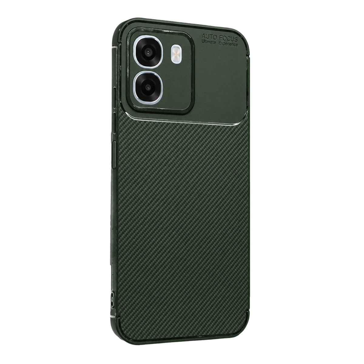 Oppo Oppo A6t 5g Auto Focus Karbon Kapak - Koyu Yeşil