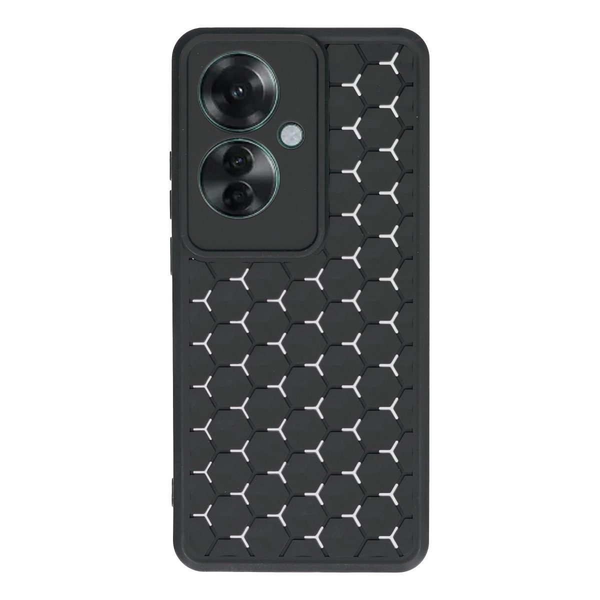 Oppo Reno 11f Kılıf Petek Silikon Kapak - Siyah