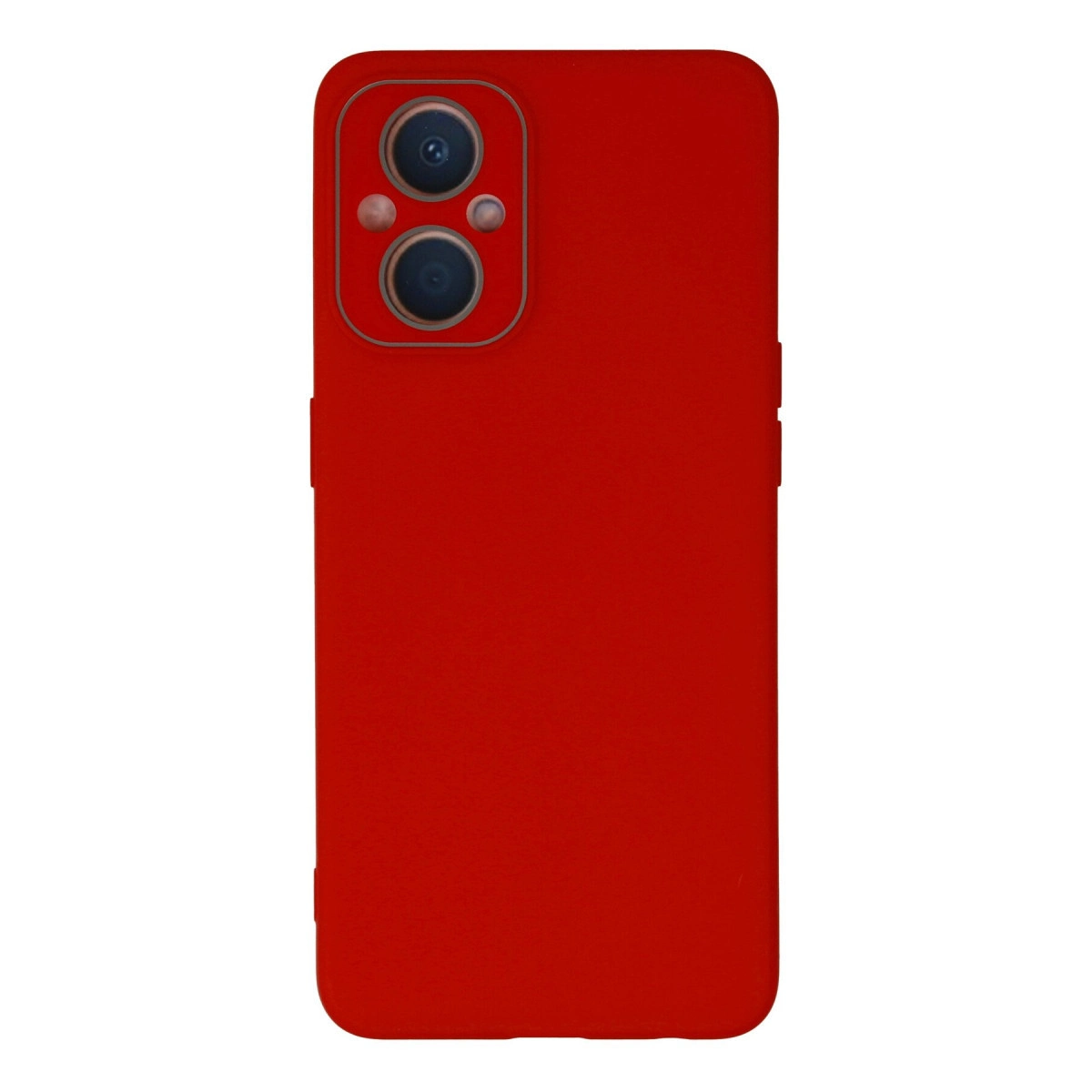 Oppo Reno 7 Lite Kılıf Lansman Glass Kapak - Kırmızı